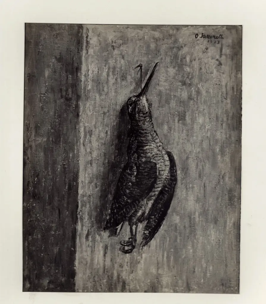 Giacomelli , Saccorotti, Oscar - sec. XX - La beccaccia , fronte