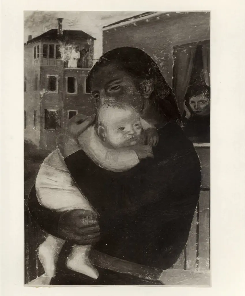 Saetti, Bruno , Madre con bambino