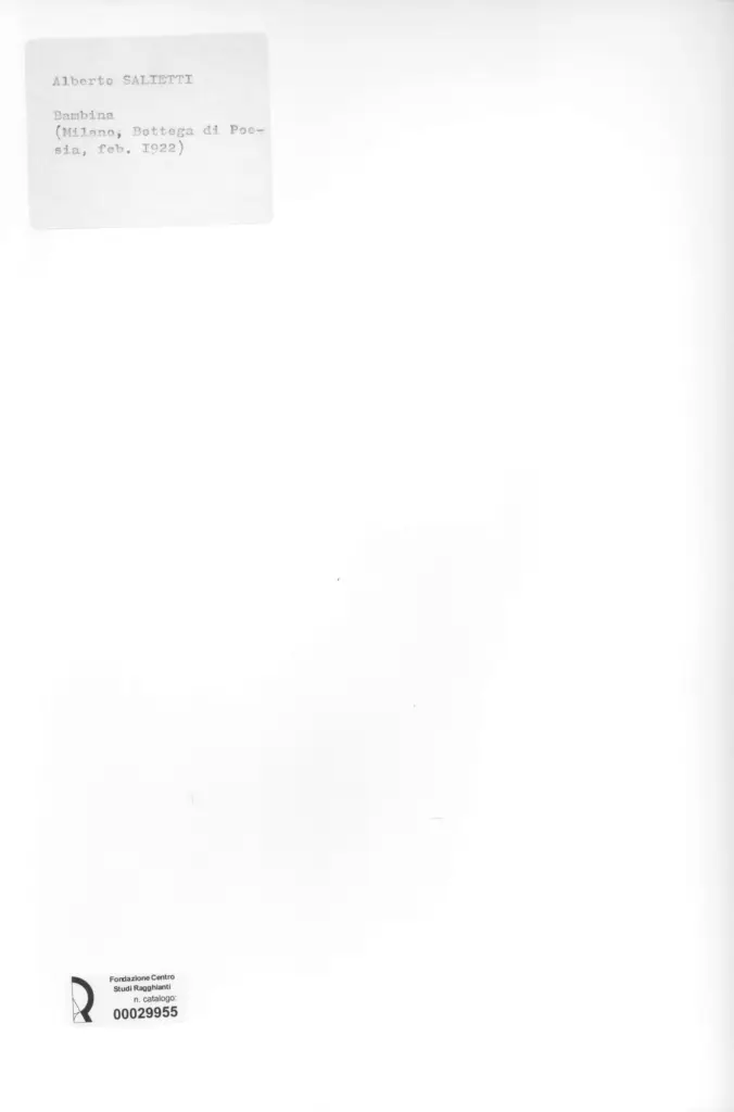 Anonimo, Anonimo , retro