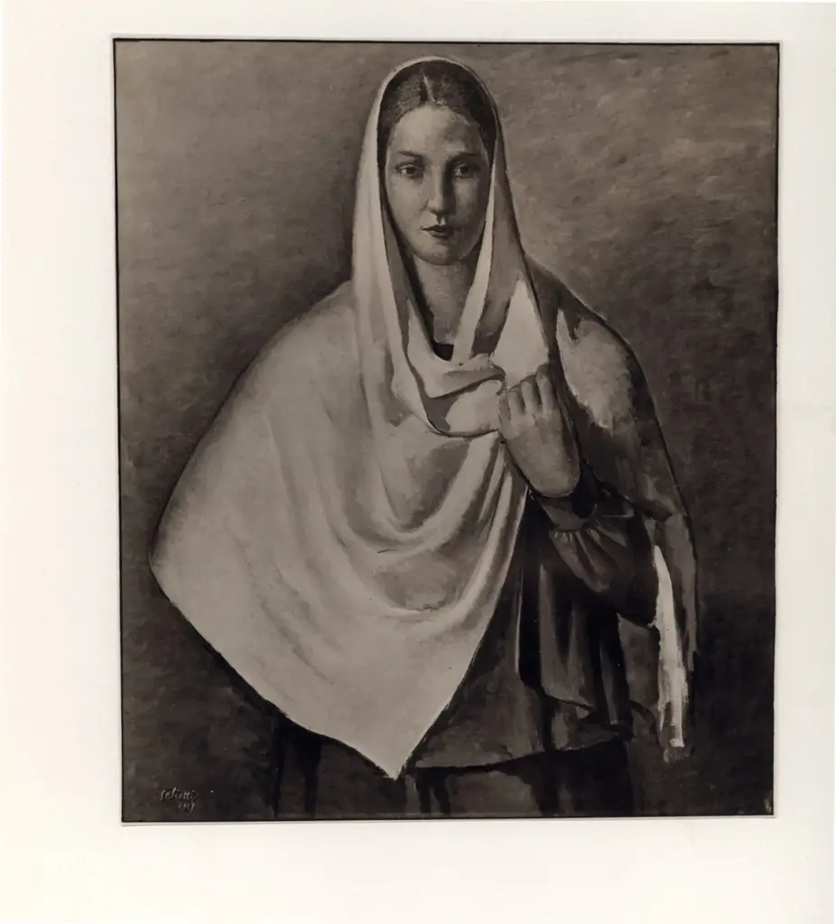 Giacomelli , Salietti, Alberto - sec. XX - Donna , fronte