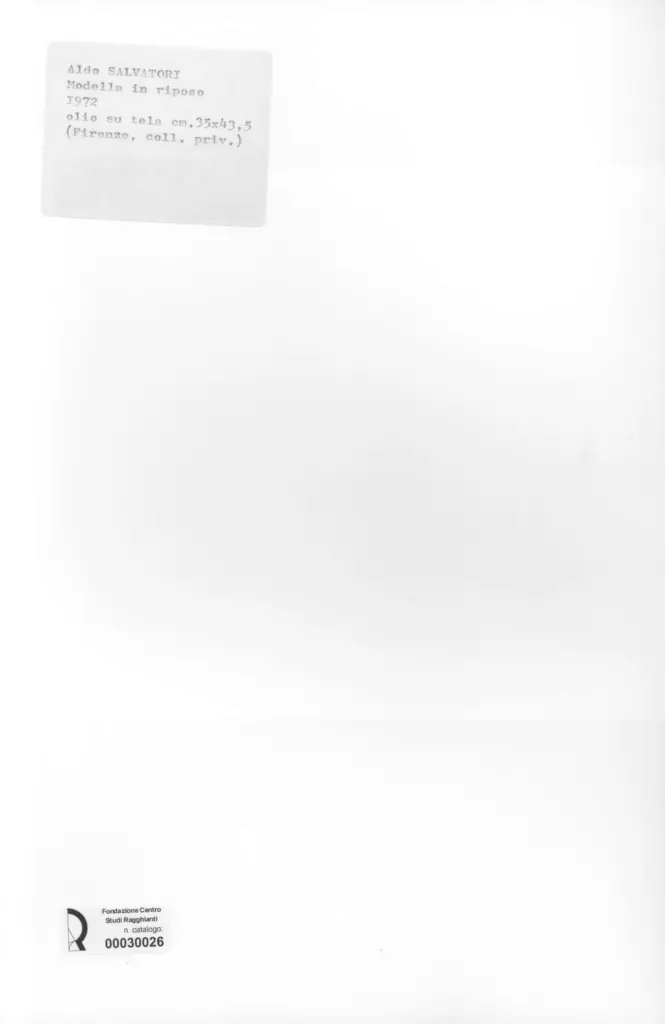 Anonimo , Salvadori, Aldo - sec. XX - , retro