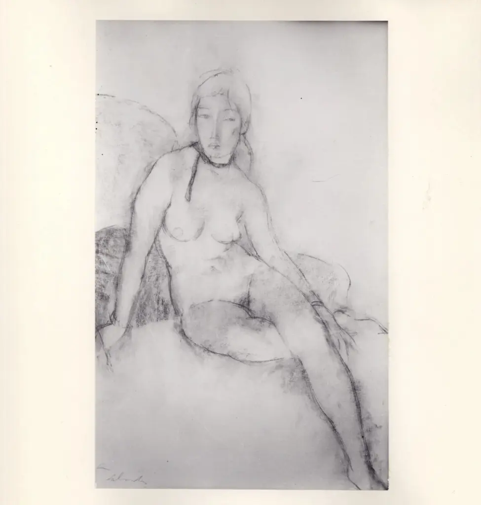 Salvadori, Aldo , Nudo seduto