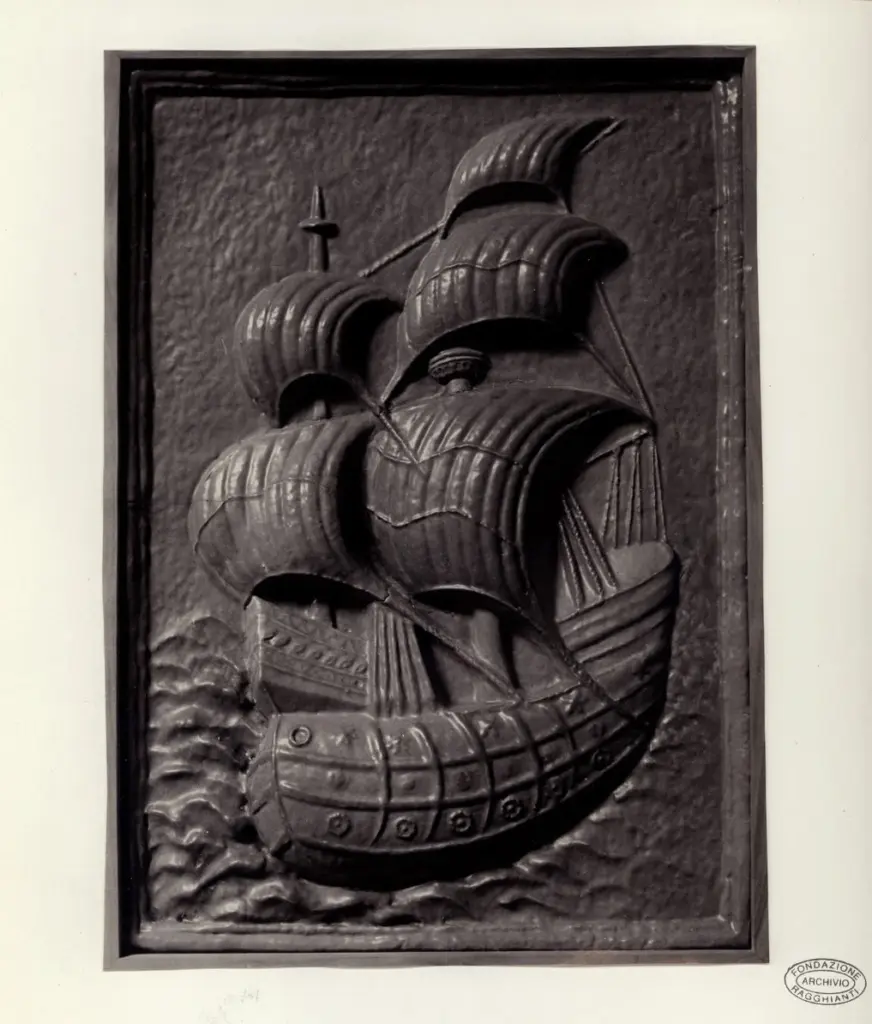 Istituto d'Arte Firenze , Sangiorgi, Radiana - sec. XX - Veliero , fronte