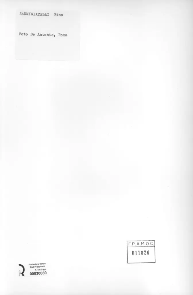 De Antonis, Riccardo , retro