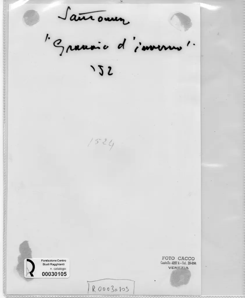 Cacco, Giorgio , retro