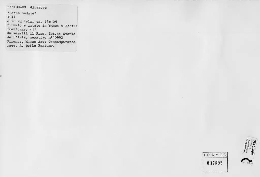 Universit&agrave; di Pisa. Dipartimento di Storia delle Arti , retro