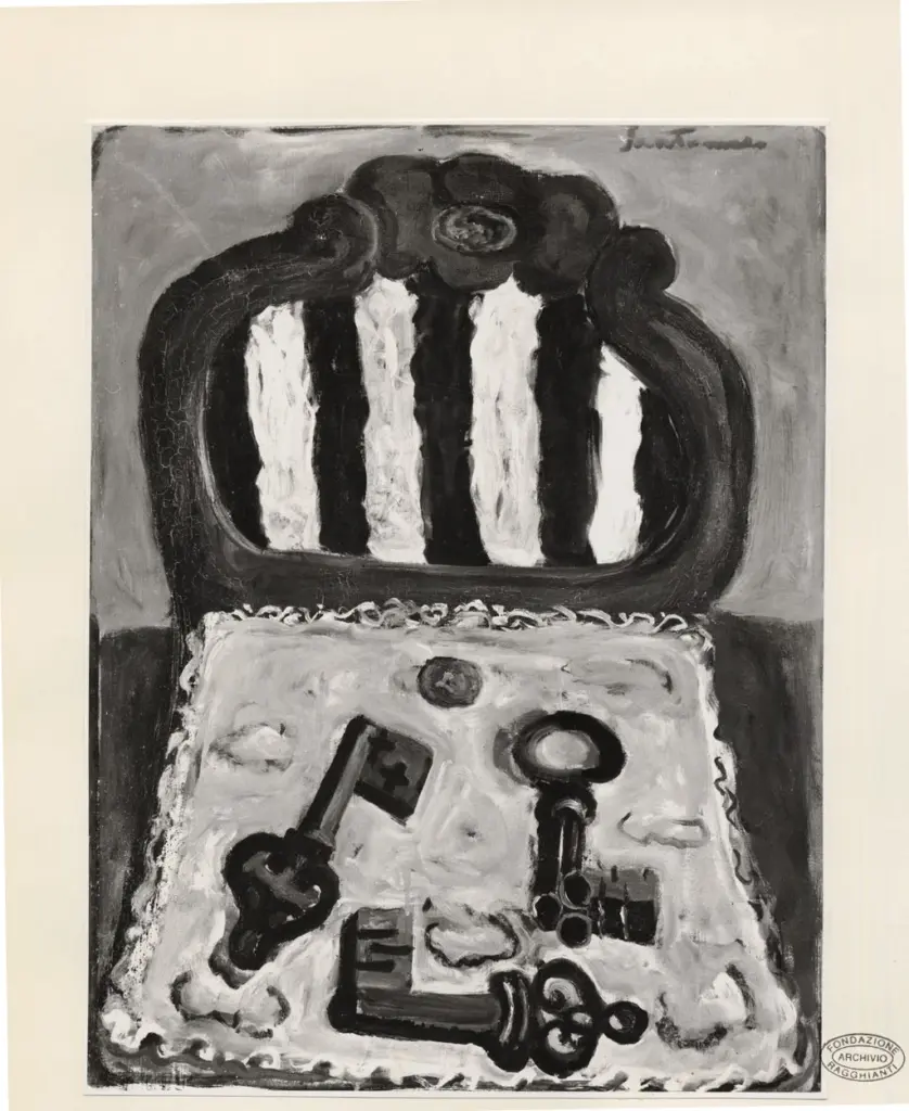 Universit&agrave; di Pisa. Dipartimento di Storia delle Arti , Santomaso, Giuseppe - sec. XX - , fronte