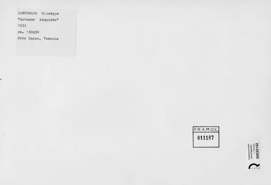 Cacco, Giorgio , retro