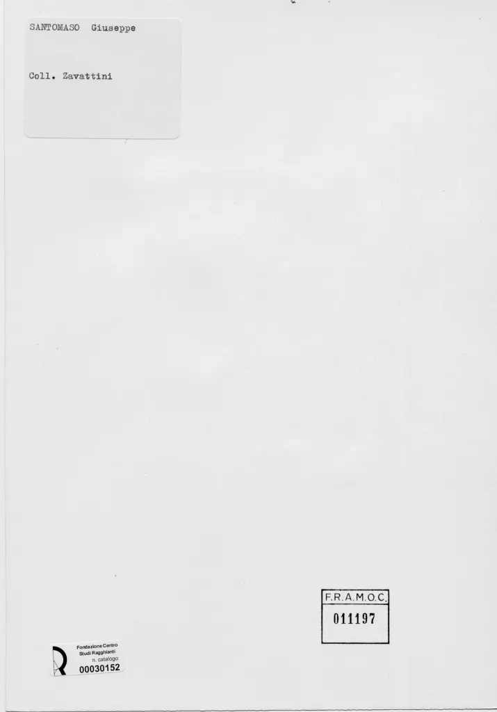 Anonimo, Anonimo , Santomaso, Giuseppe - sec. XX - , retro