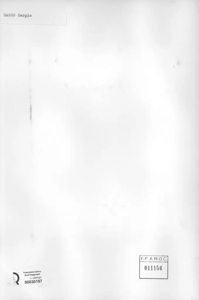 Anonimo, Anonimo , retro