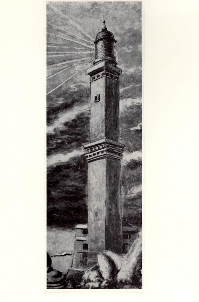 Anonimo , Savinio, Alberto - sec. XX - La lanterna di Genova , fronte