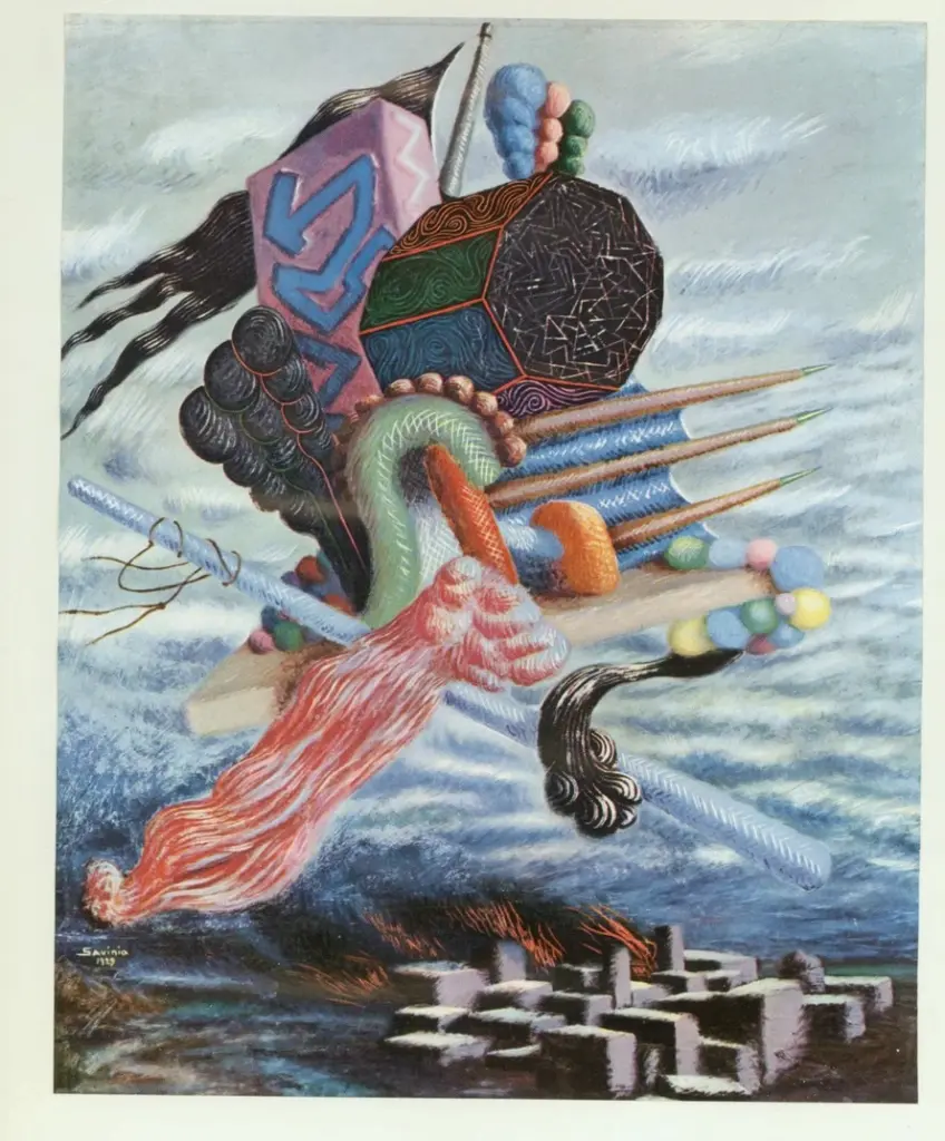 Anonimo , Savinio, Alberto - sec. XX - Sodoma , fronte