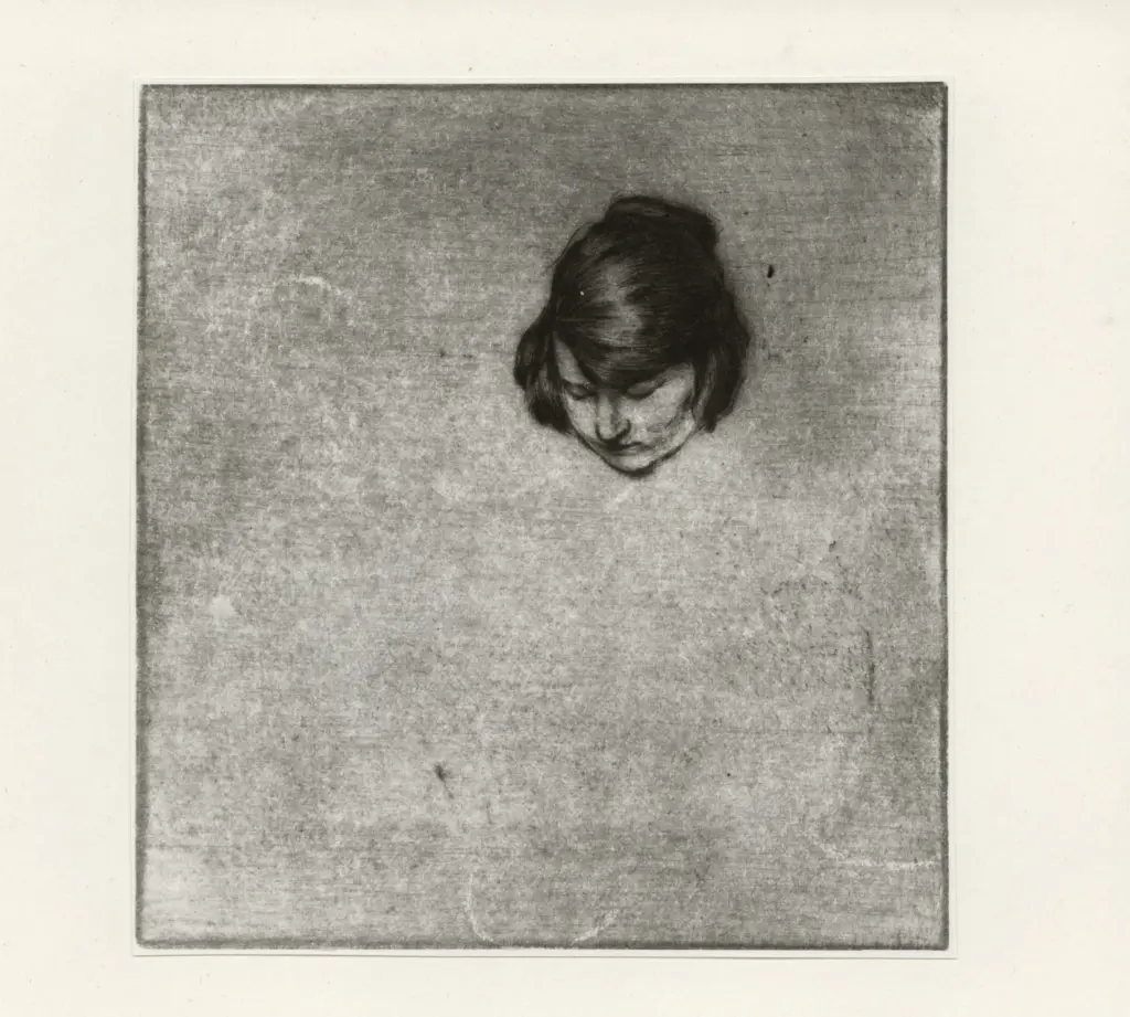 Foto Pozzar , Sbis&agrave;, Carlo - sec. XX - Testa di donna , fronte