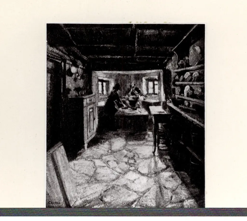 Anonimo , Scarpa, Enrico - sec. XX - La cucina di Orestilla , fronte