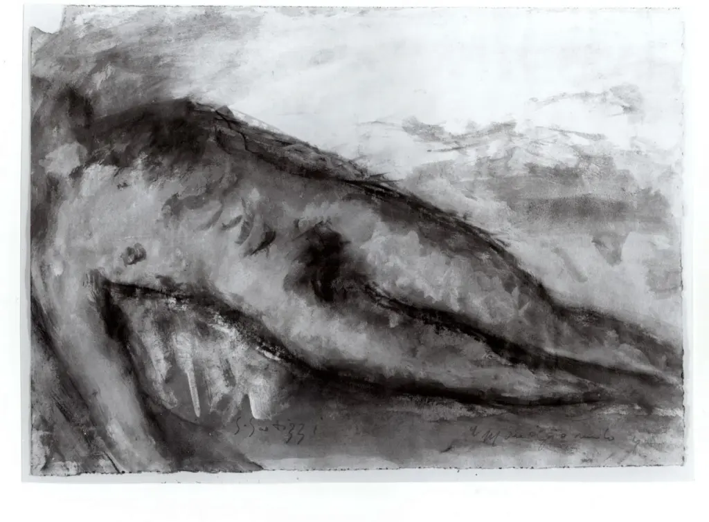 Anonimo , Scatizzi, Sergio - sec. XX - Nudo , fronte