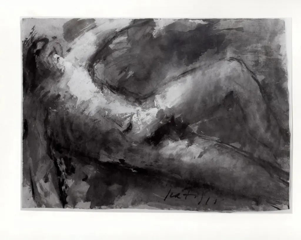 Anonimo , Scatizzi, Sergio - sec. XX - Nudo , fronte