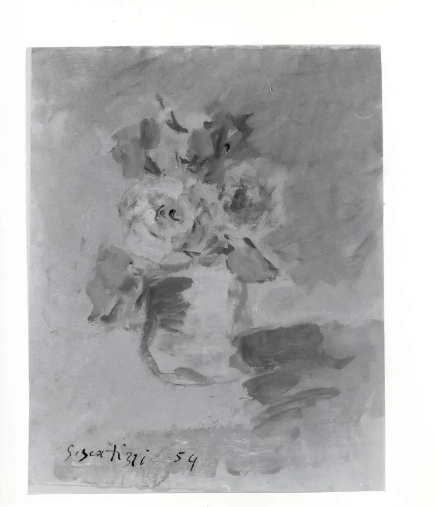 Anonimo , Scatizzi, Sergio - sec. XX - Fiori , fronte