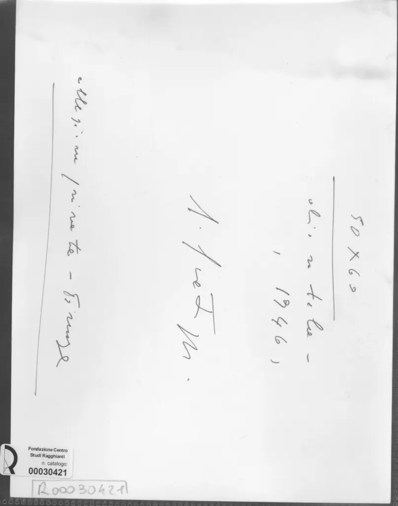 Foto Barsotti , Scatizzi, Sergio - sec. XX - , retro