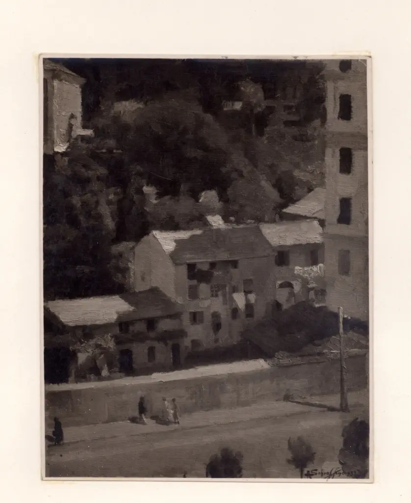 Anonimo , Schiaffino, Antonio - sec. XIX/ XX - San Fruttuoso , fronte