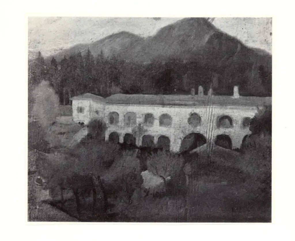 Anonimo , Scipione, Bonichi Luigi - sec. XX - Paesaggio ad Arco