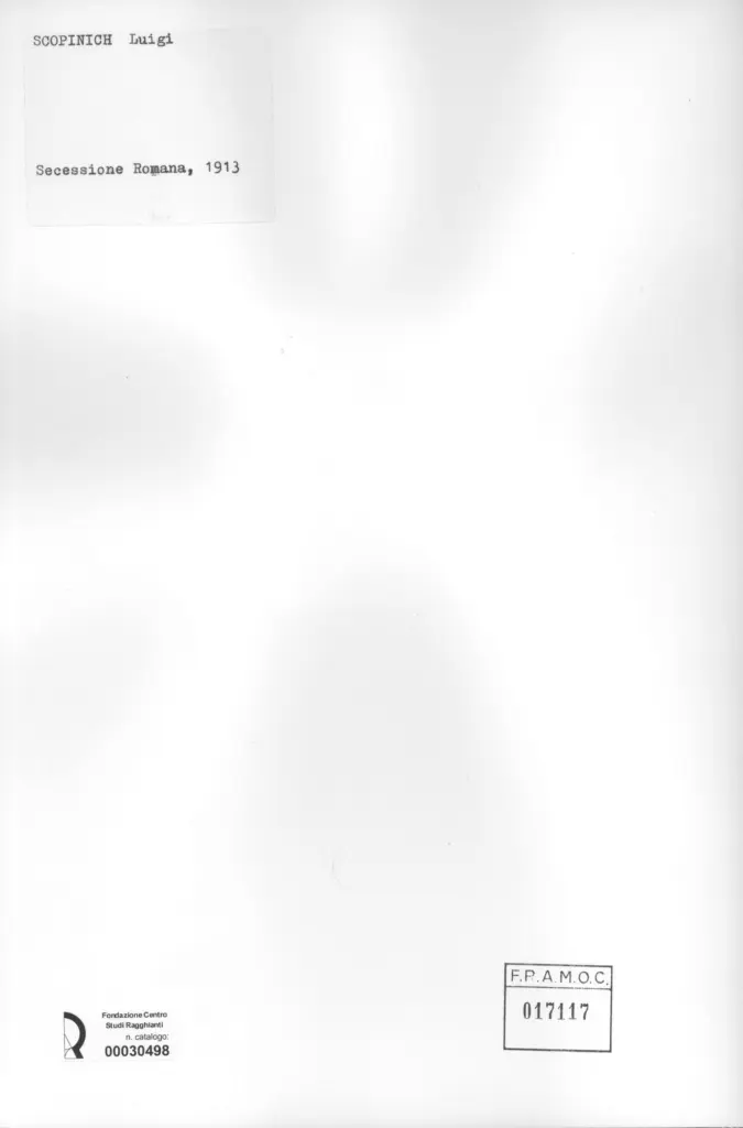 Anonimo , Scopinich, Luigi - sec. XX - Lungo il canale , retro