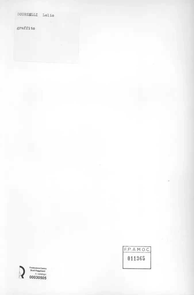 Anonimo , Scorselli, Lelio - sec. XX - Blocco di case , retro