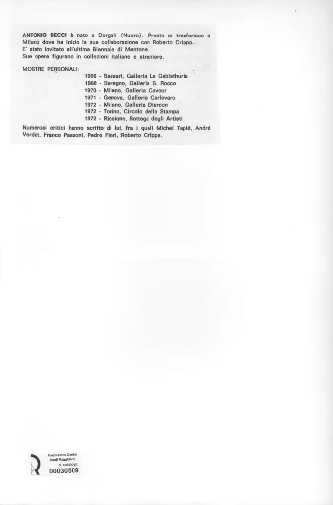 Anonimo , Secci, Antonio - sec. XX - Esplosione orbitale , retro