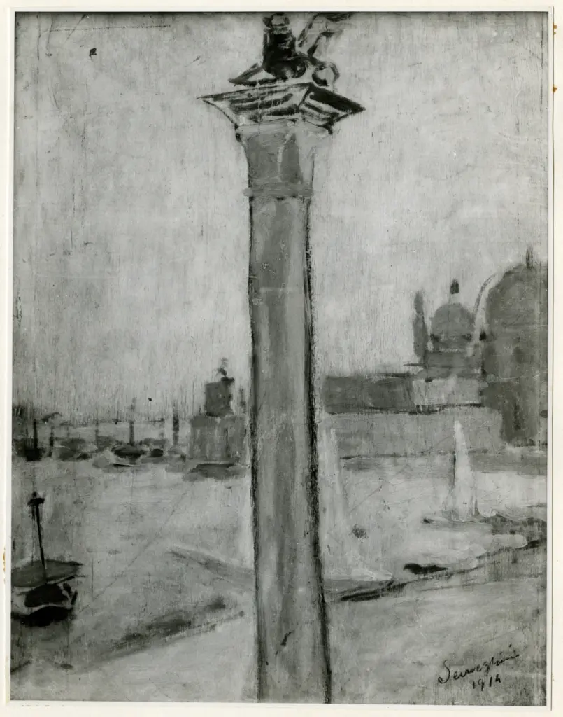 Anonimo , Semeghini, Pio - sec. XX - Leone di Venezia , fronte