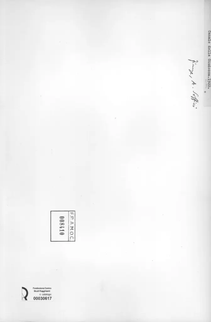 Anonimo , Semeghini, Pio - sec. XX - , retro