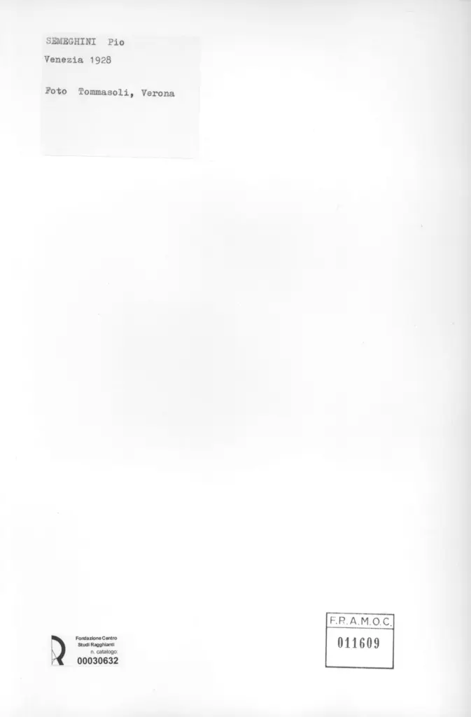 Tommasoli, Silvio , retro