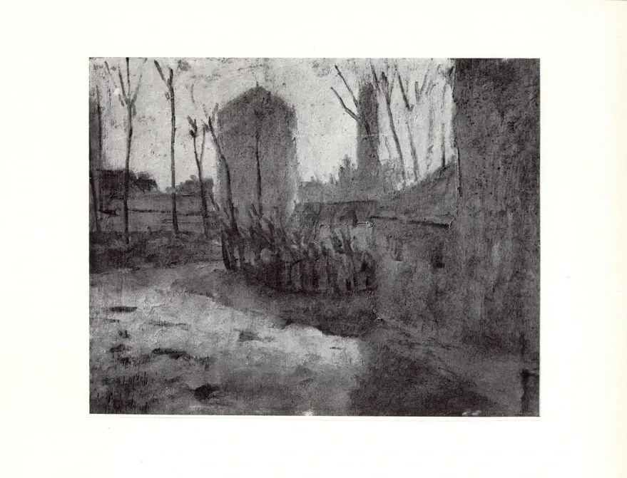 Anonimo , Semeghini, Pio - sec. XX - Il Lambro a Monza , fronte