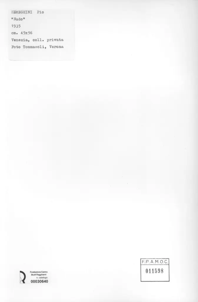 Tommasoli, Silvio , retro