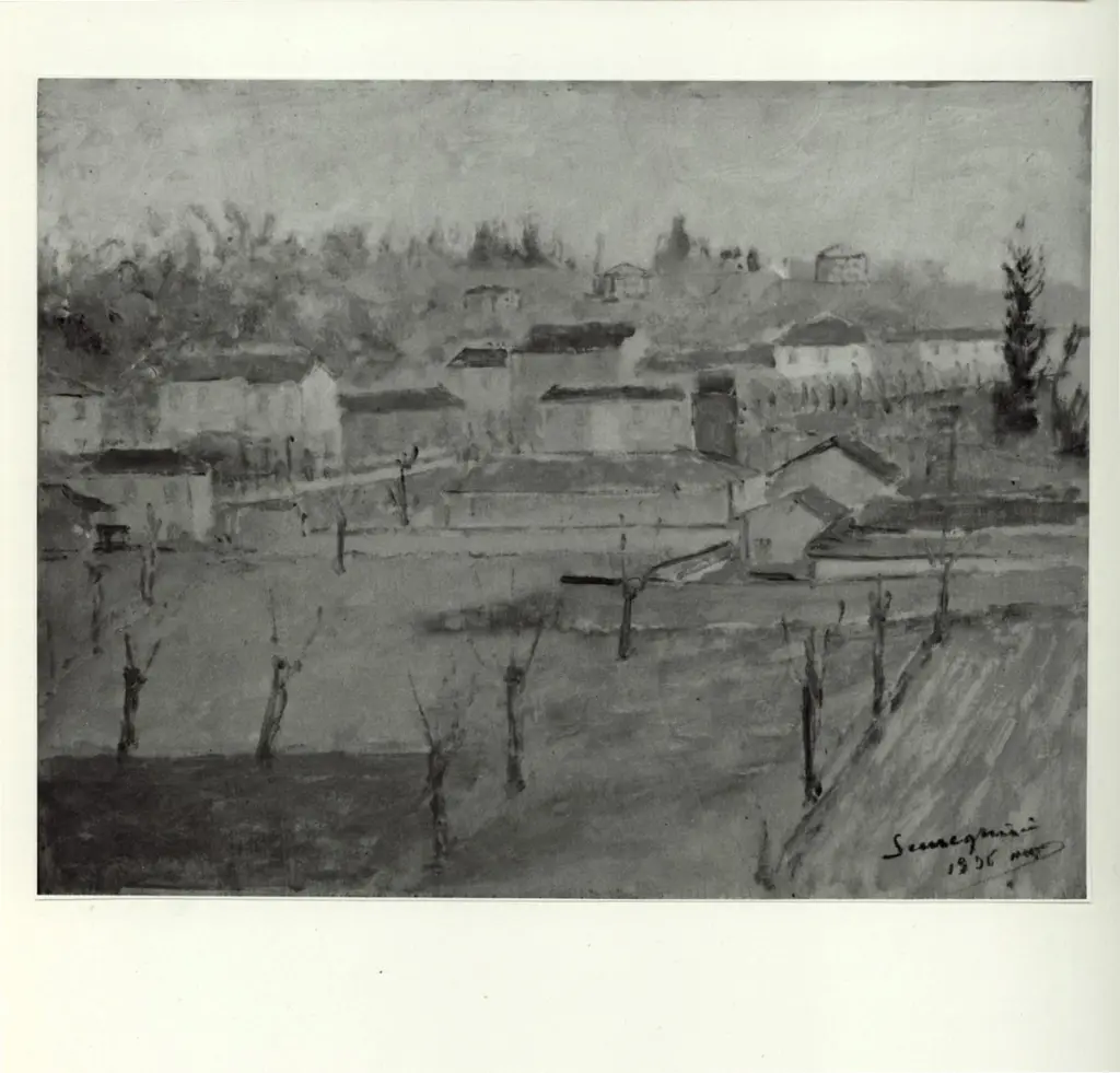 Tommasoli, Silvio , Semeghini, Pio - sec. XX - Paesaggio di Brianza , fronte