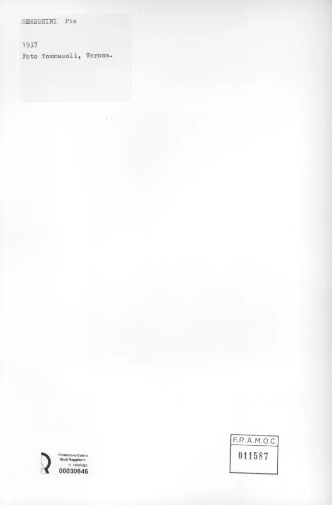 Tommasoli, Silvio , retro