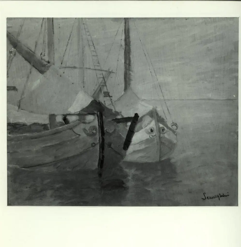 Semeghini, Pio , Bragozzi a Chioggia