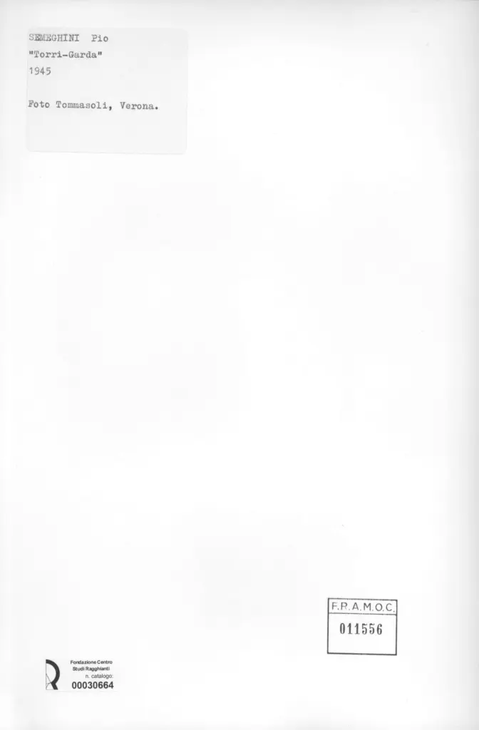 Tommasoli, Silvio , retro