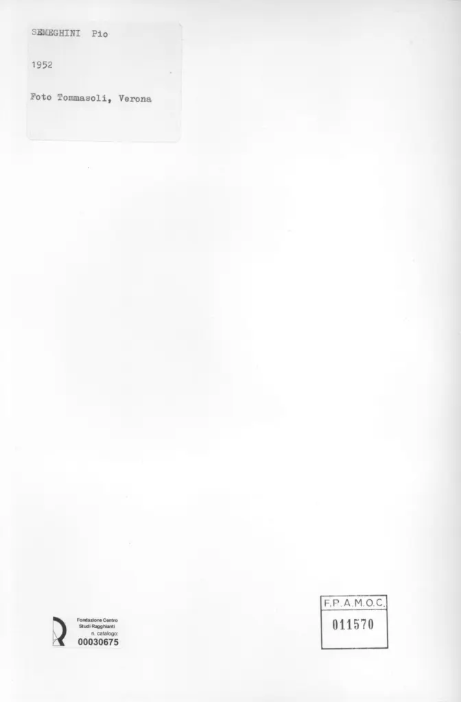 Tommasoli, Silvio , retro