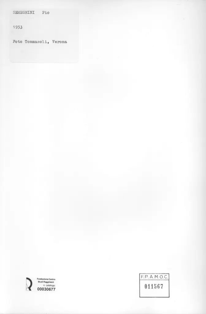 Tommasoli, Silvio , retro