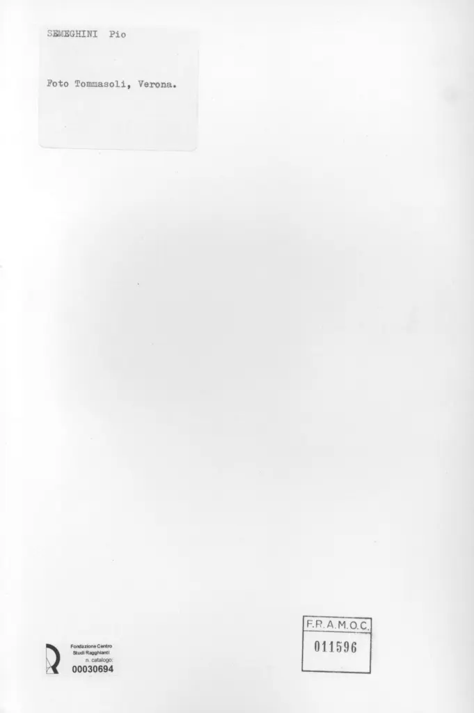 Tommasoli, Silvio , retro