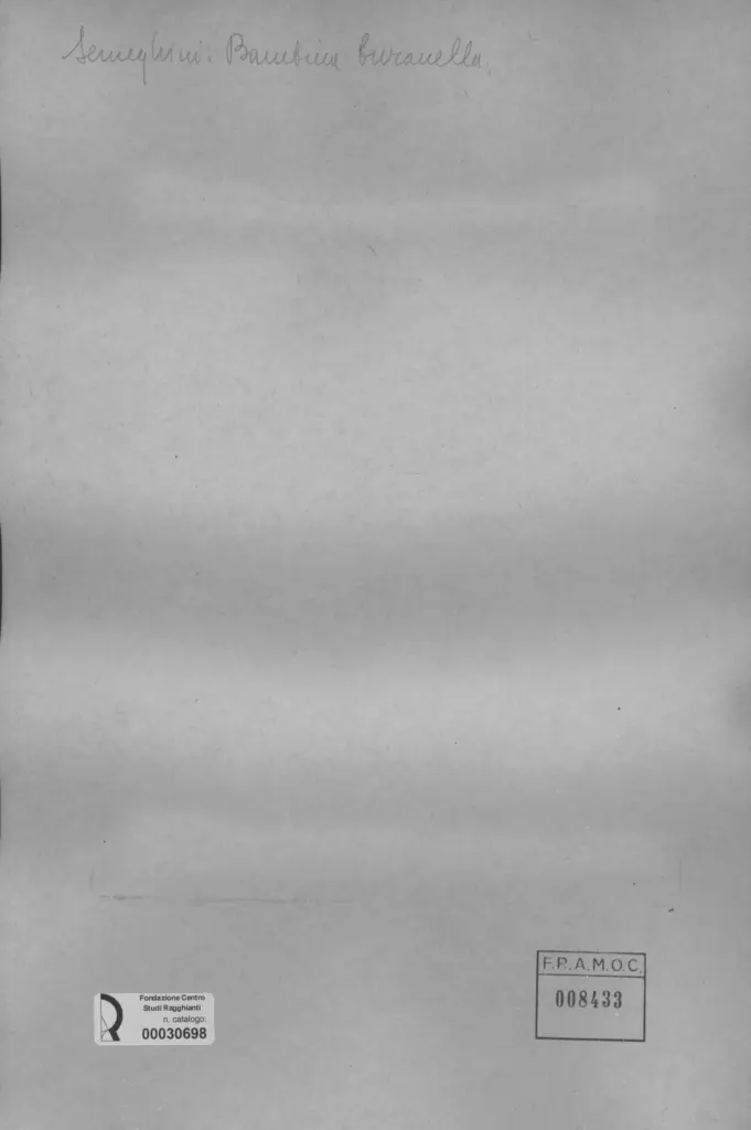 Anonimo, Anonimo , retro