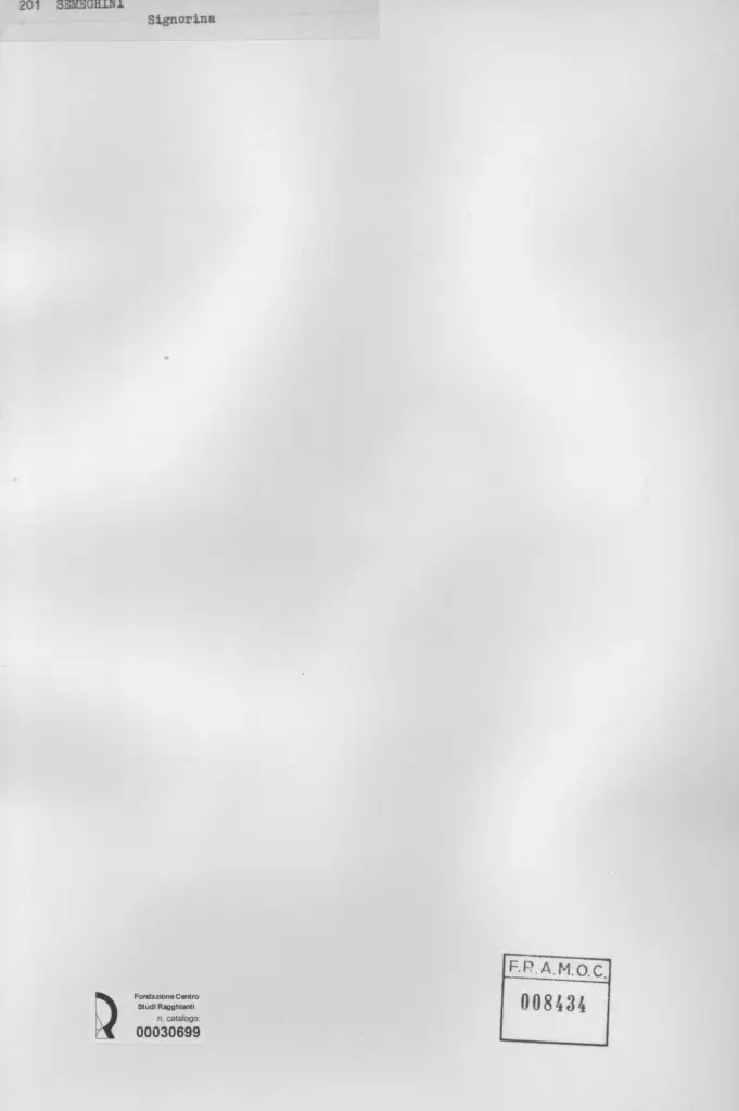 Anonimo, Anonimo , retro