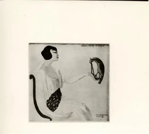 Anonimo , Sensani, Gino Carlo - sec. XX - Ritratto di signora