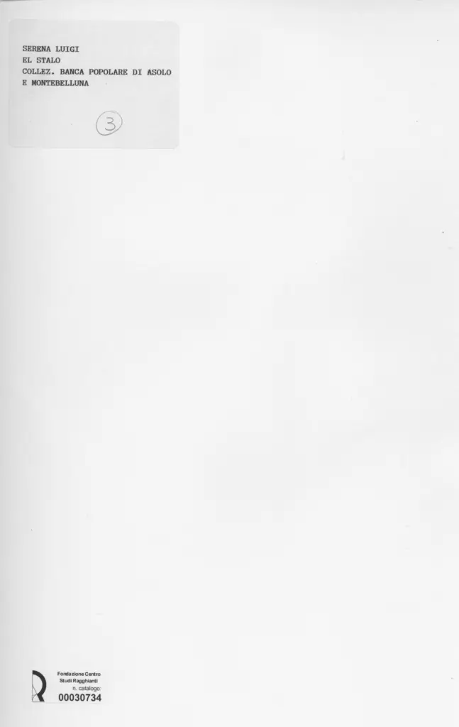 Anonimo , Serena, Luigi - sec. XIX - El stalo , retro