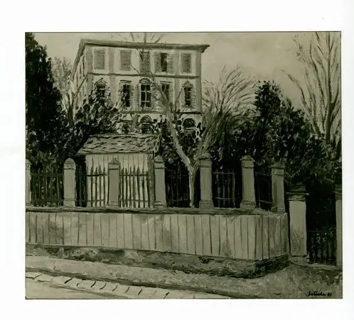 Anonimo , Settala, Giorgio - sec. XX - La villa , fronte