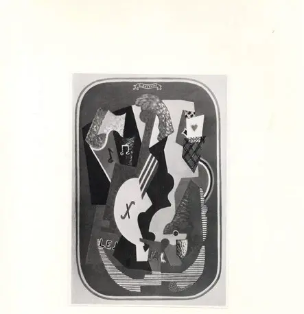 Anonimo , Severini, Gino - sec. XX - Composition, Journal, Guitare et As de Coeur , fronte