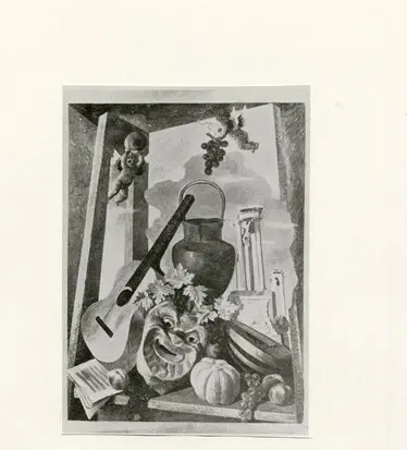 Anonimo , Severini, Gino - sec. XX - Nature morte antique , fronte