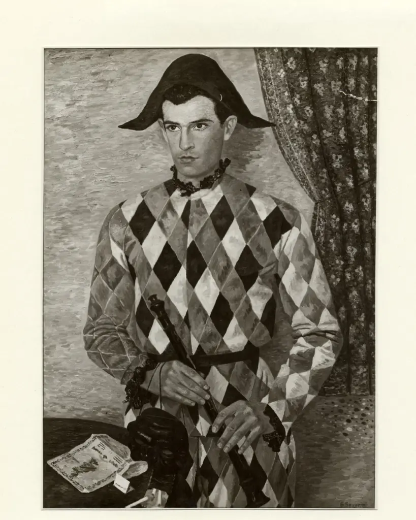 Giacomelli , Severini, Gino - sec. XX - Arlecchino (Nino Franchina) , fronte