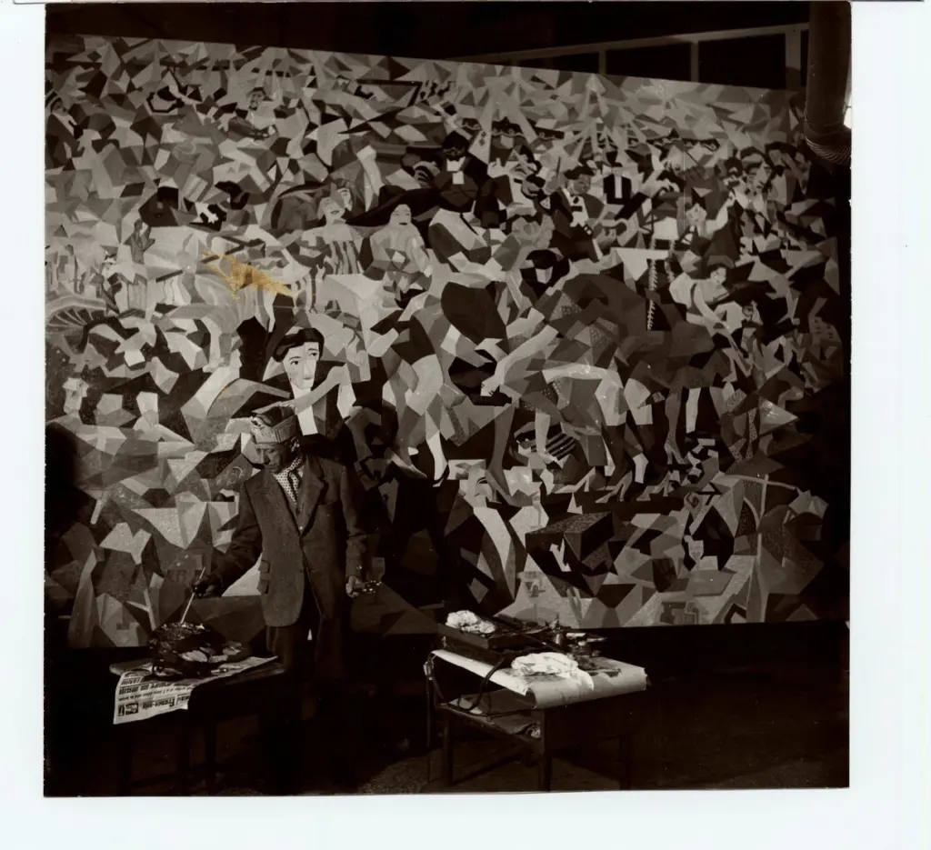 Anonimo , Severini, Gino - sec. XX - Le can-can &agrave; Monico , fronte