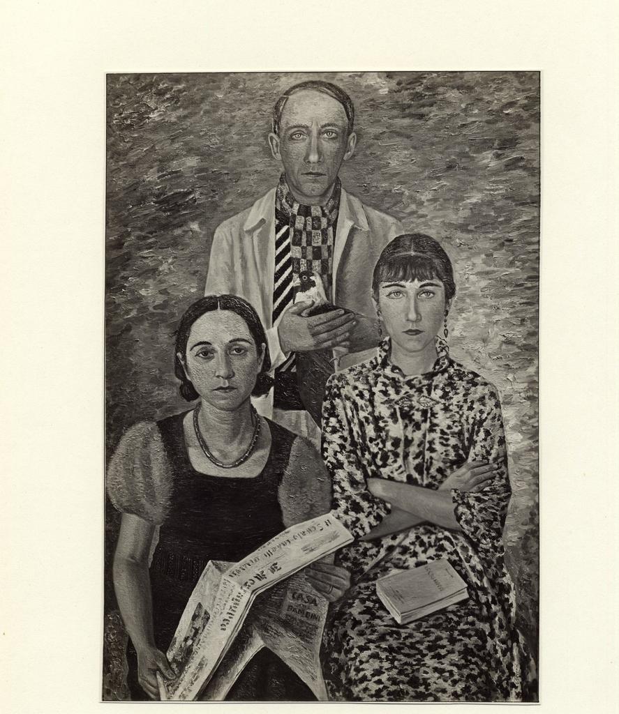 Giacomelli , Severini, Gino - sec. XX - La famiglia del pittore , fronte