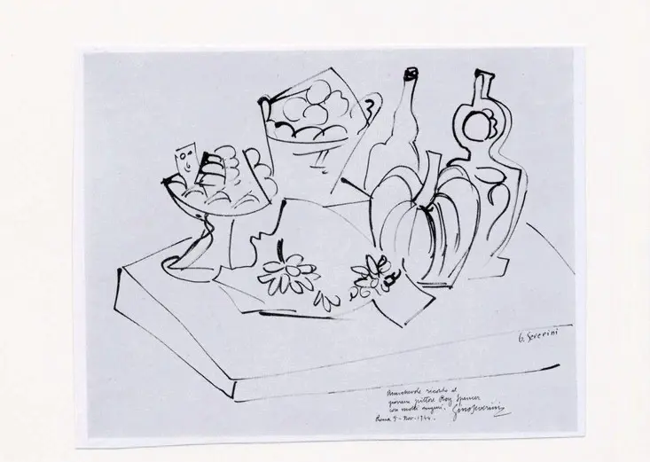 Anonimo , Severini, Gino - sec. XX - , fronte